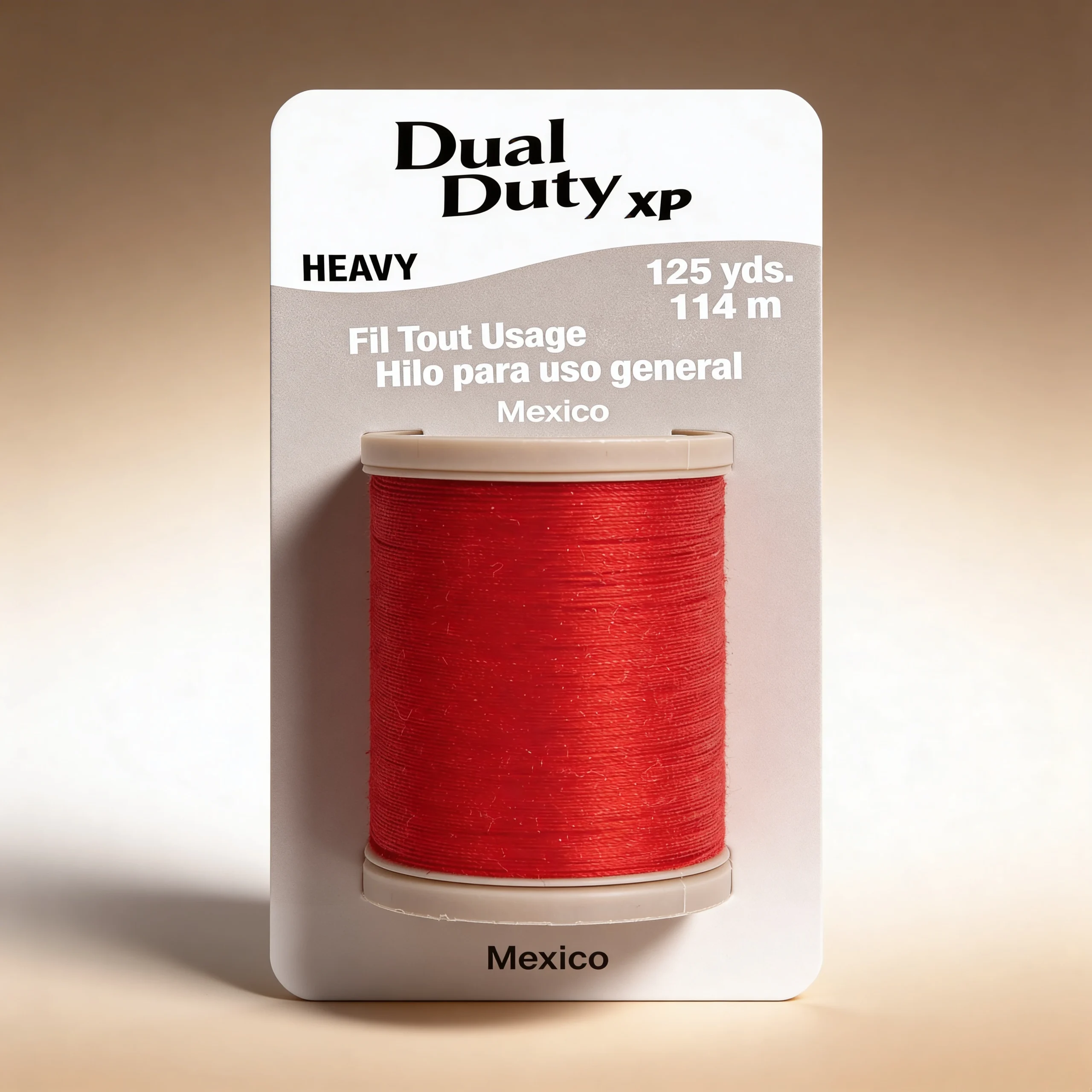 Coats & Clark Dual Duty XP Heavy Thread 125yd Red
