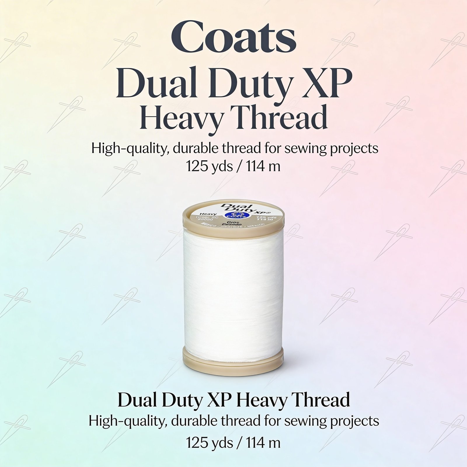 Coats & Clark Dual Duty XP Heavy Thread 125yd White